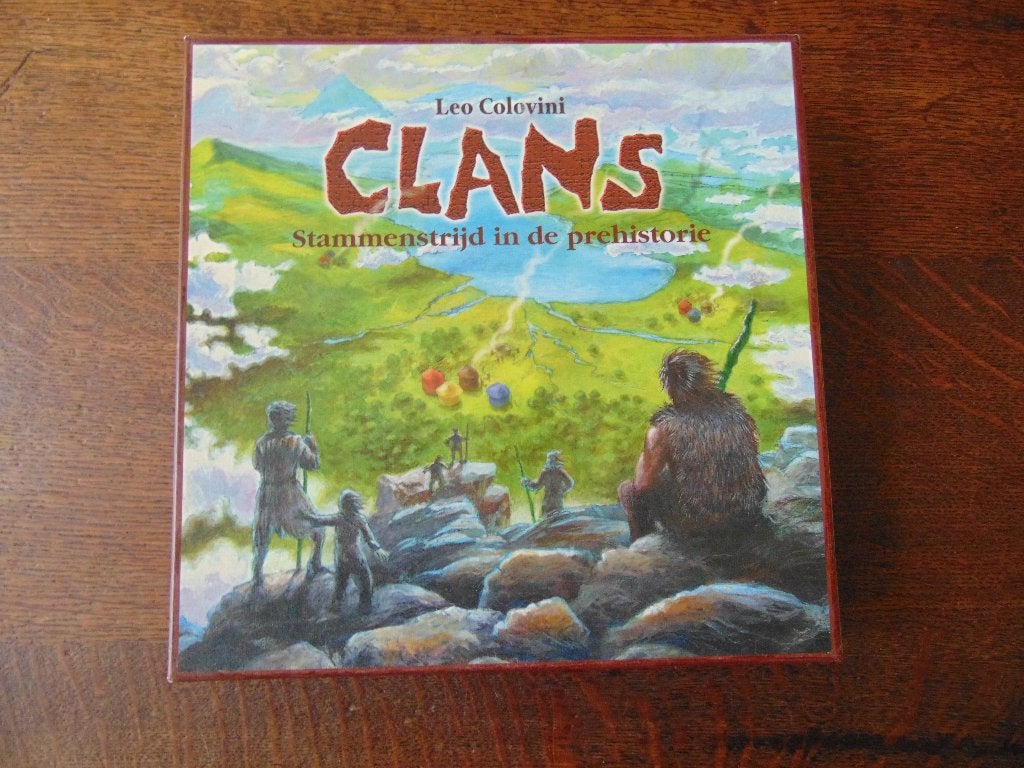 Clans van Winning Moves Stammenstrijd in de Prehistorie, Een of twee spelers, Ophalen of Verzenden, Zo goed als nieuw, Winning Moves