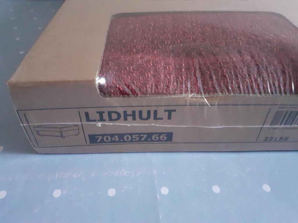 Nieuwe LIDHULT hoes,  type / kleur LEJDE rood/bruin, IKEA, Ophalen of Verzenden, Nieuw, Stof, Minder dan 150 cm
