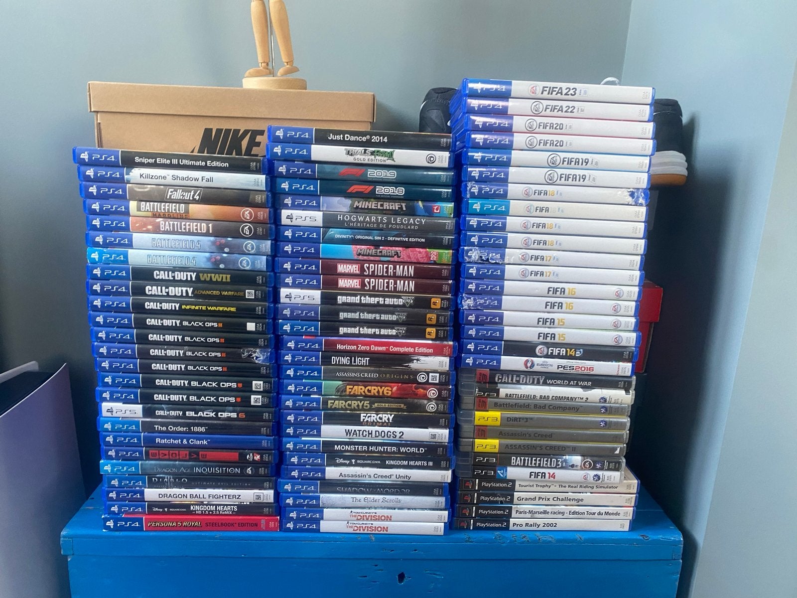Grote collectie PS4 games: FIFA, Call of Duty, Spider-Man, Online, Gebruikt, Vanaf 18 jaar, Overige genres