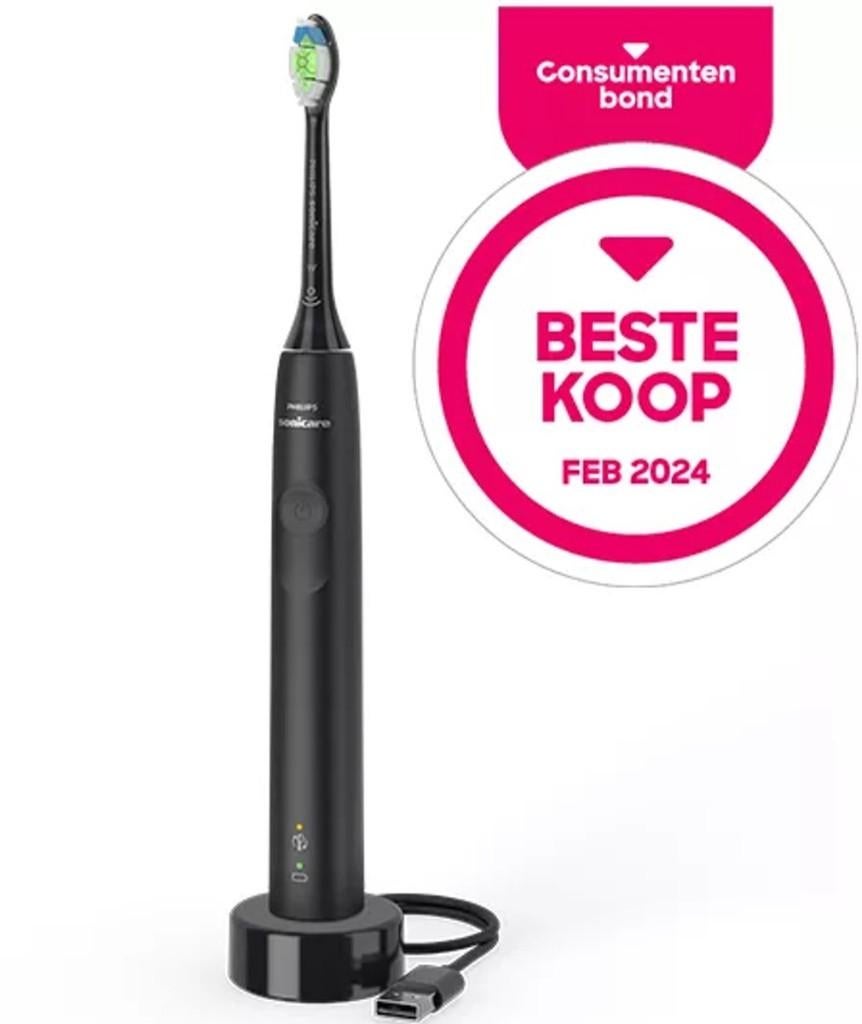 Philips Sonicare 4100 compleet in doos, Info@philips.com, Ophalen of Verzenden, Zo goed als nieuw, Tandenborstel