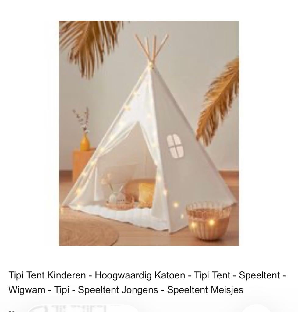 Speeltent Kinderen Hoogwaardig Katoen, Ophalen of Verzenden, Zo goed als nieuw