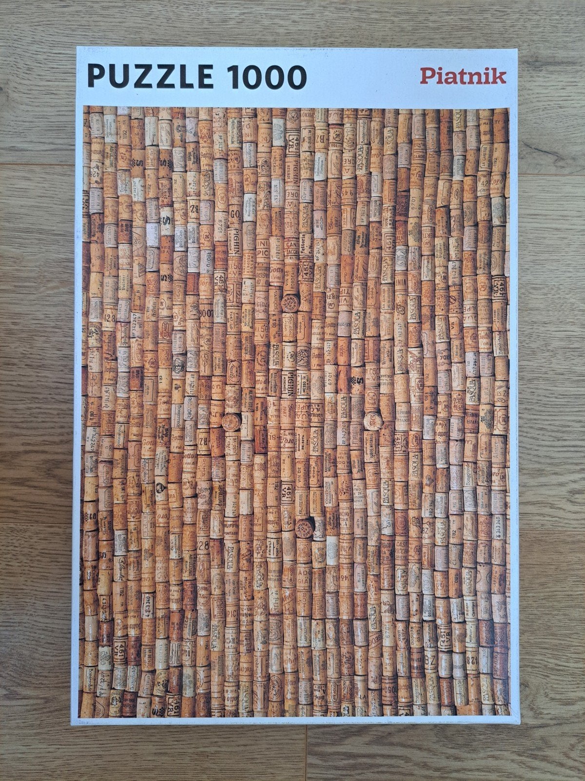 Uitdagende puzzel Piatnik kurken 1000 stukjes, Ophalen, 500 t/m 1500 stukjes, Gebruikt, Legpuzzel
