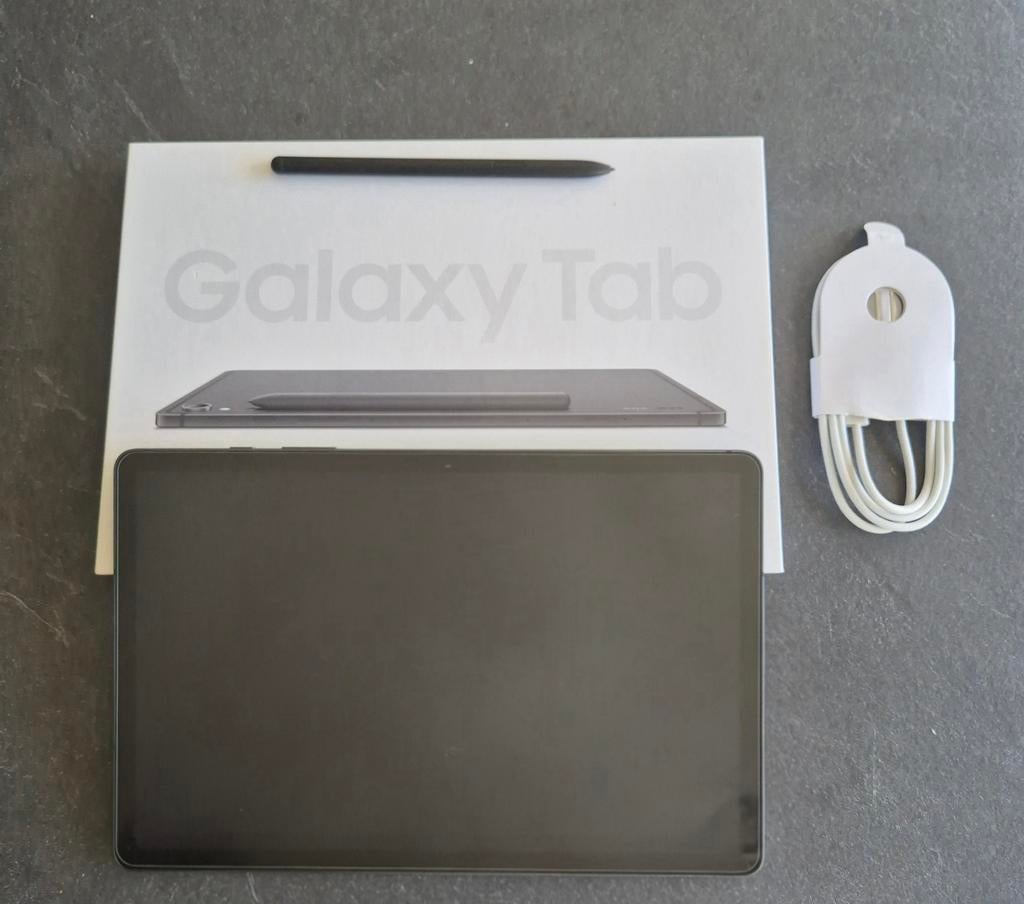 Samsung Galaxy Tab S9 128 GB- Compleet met S-Pen & Doos, Tab s9, 11 inch, Ophalen of Verzenden, Zo goed als nieuw