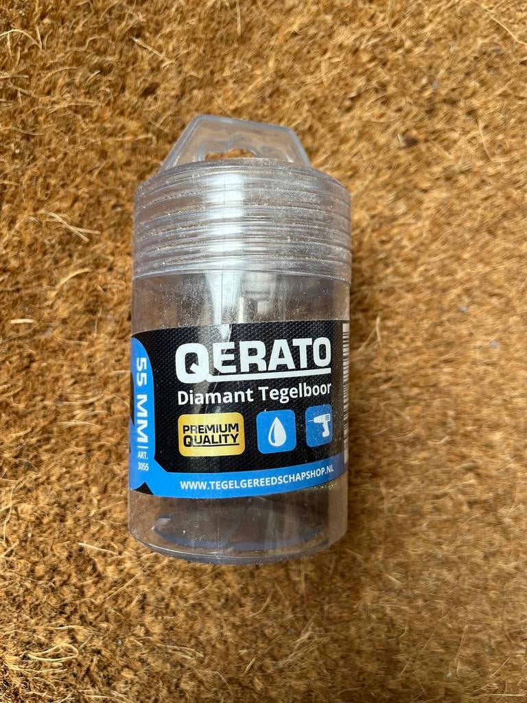 Diamant tegelboor Qerato 55mm nat, Ophalen of Verzenden, Zo goed als nieuw