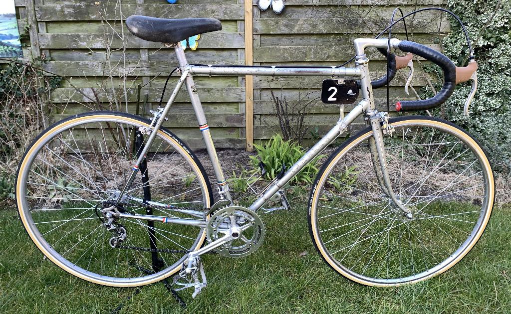 Gazelle Race racefiets Eroica Willem II 59cm 1968 vintage, 28 inch, Gebruikt, Velgrem, Ophalen of Verzenden