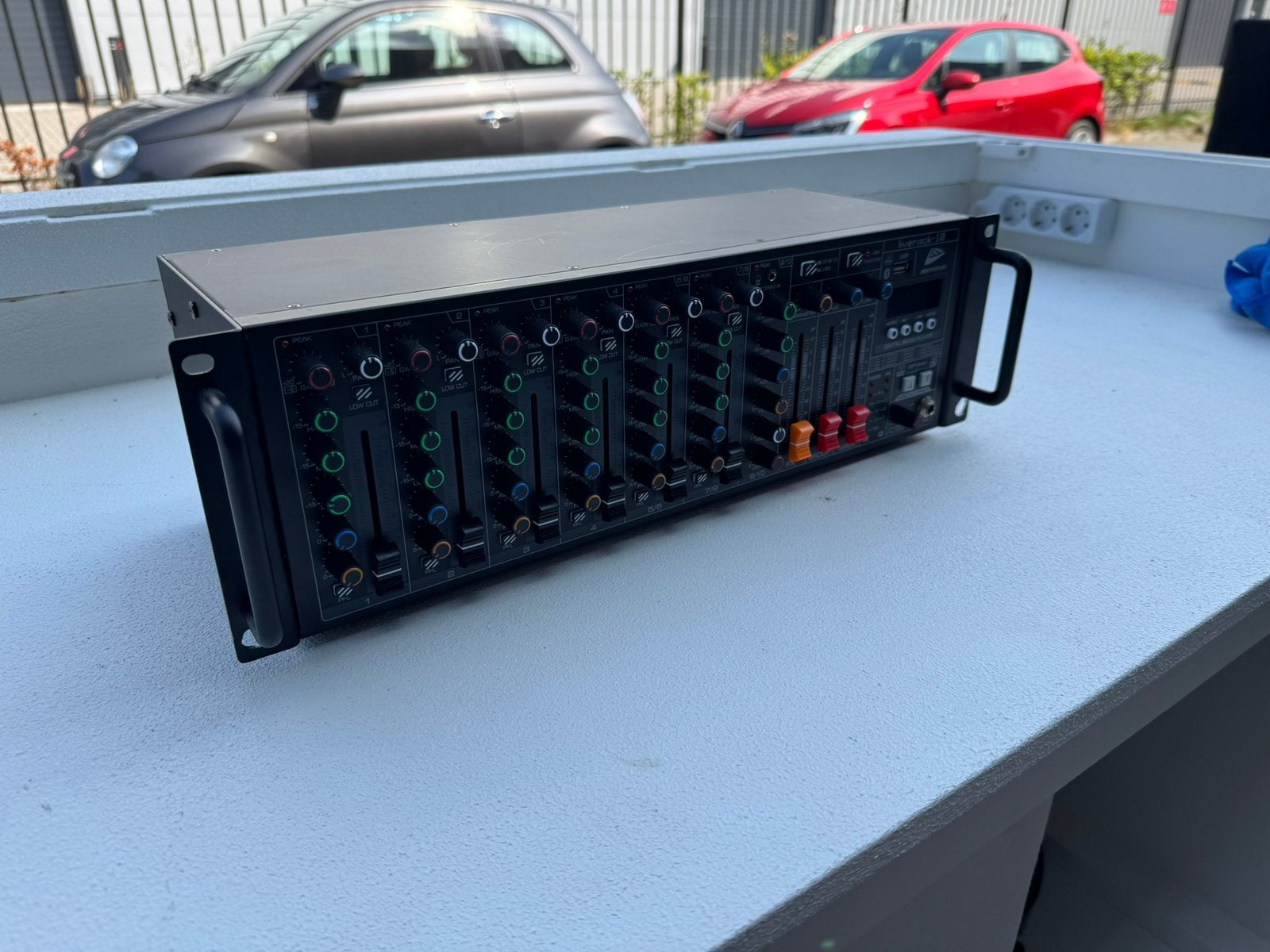 JB Systems Liverack 10 (19 inch rack-mixer), Ophalen of Verzenden, Zo goed als nieuw