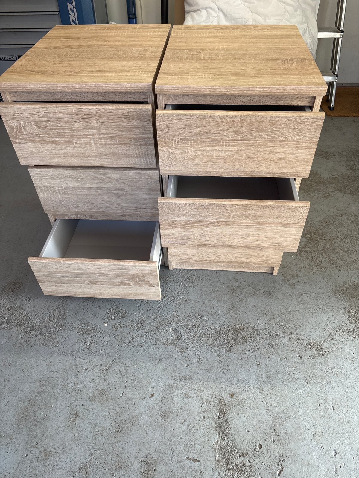 Set van 2 ladekasten - zo goed als nieuw, Ophalen, 50 tot 100 cm, Zo goed als nieuw, 3 of 4 laden