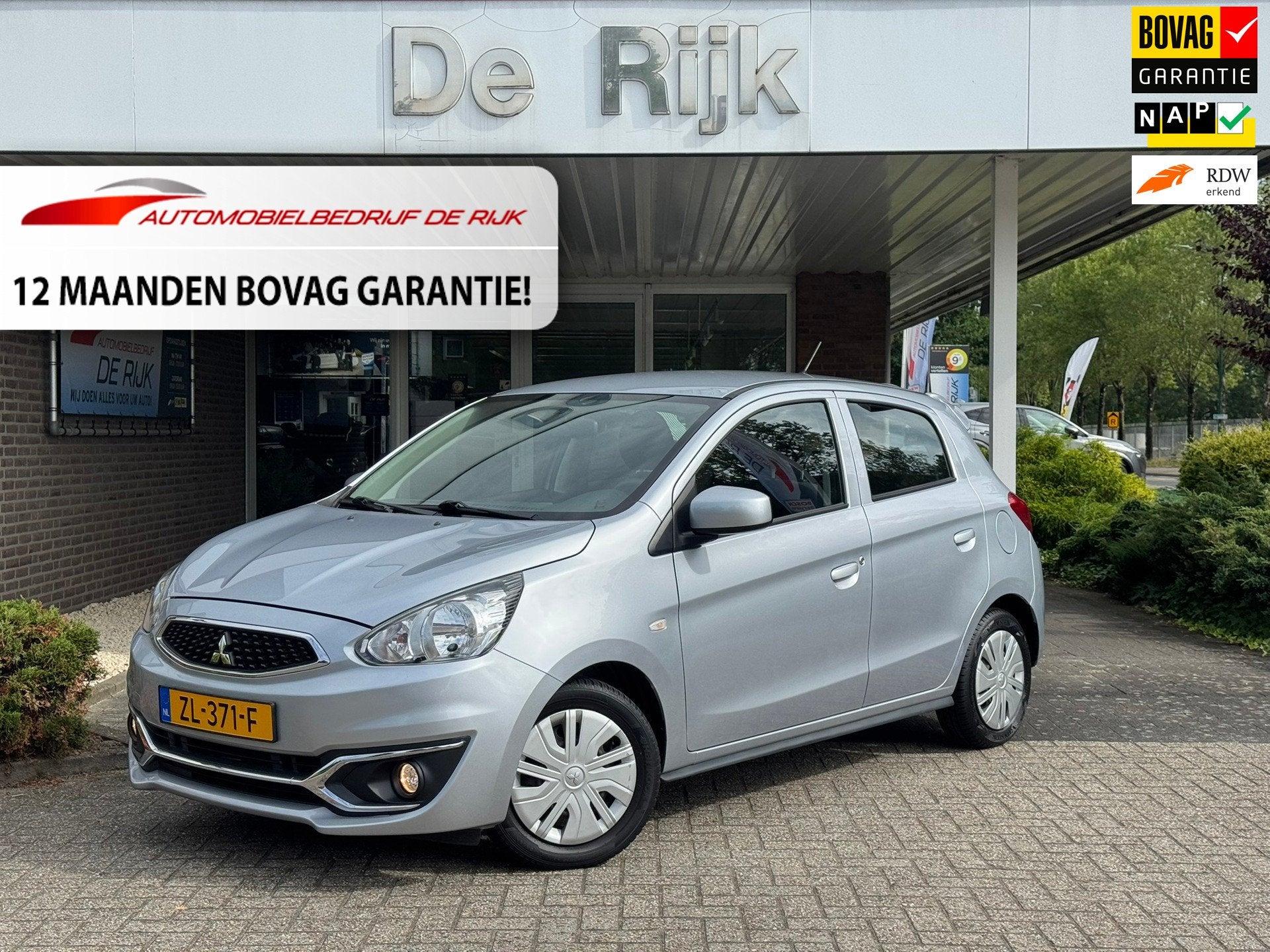 Mitsubishi Space Star 1.0 Cool+ | Airco, El. Ramen, Radio/CD, Dealer onderhouden, Stof, Gebruikt, Origineel Nederlands