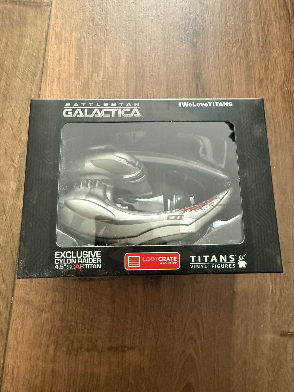 Battlestar Galactica Cylon Raider 4.5" Scar Titan figuur, Ophalen, Nieuw