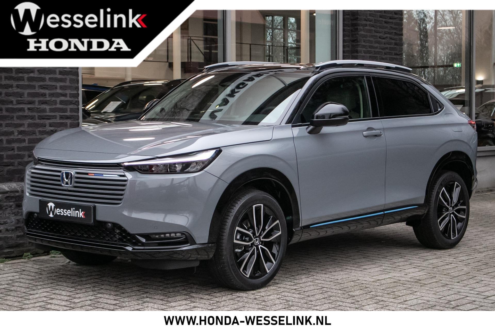 Honda HR-V 1.5 e:HEV Advance Style - Honda Sensing | Apple c, Auto's, Zwart, Leder en Stof, Origineel Nederlands, Bedrijf