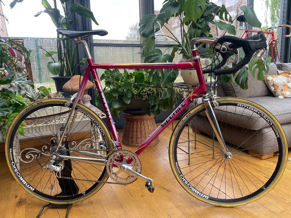 Racefiets Sportivo Columbus MAX Campagnolo Ambrosio 62cm, 28 inch, Staal, Zo goed als nieuw, 15 tot 20 versnellingen