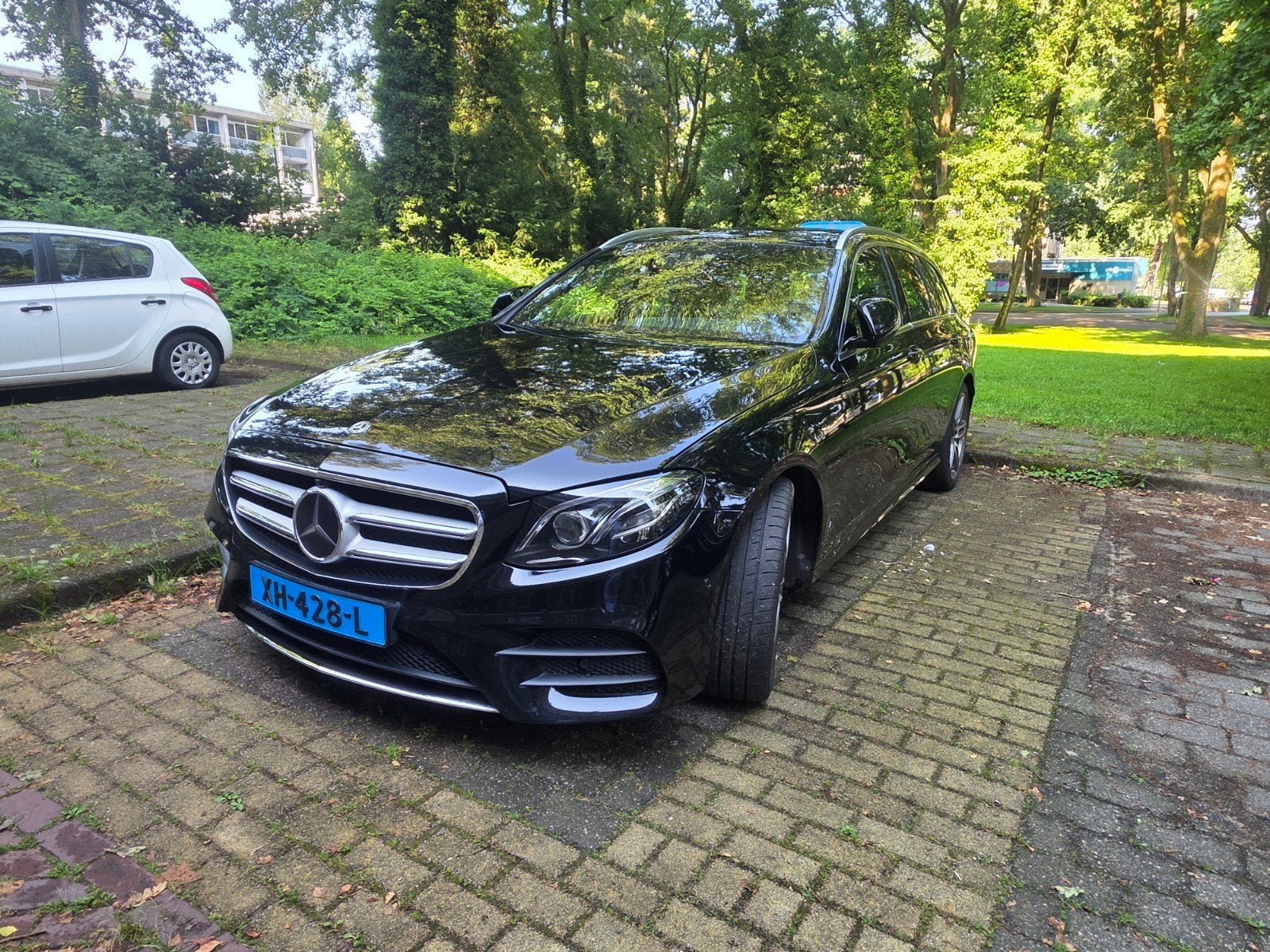taxi klaar met bct en printer., Automaat, 190 pk, Blauw, Leder