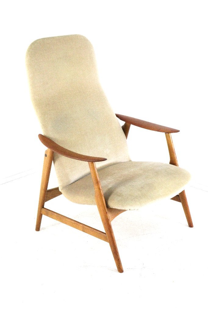 Dokka Model 500 Highback Braathen Brattrud vintage fauteuil, Gebruikt, -, 75 tot 100 cm, Ophalen of Verzenden