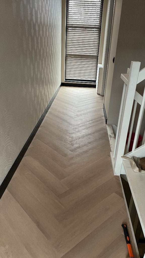 17 m2 Hamat 918 Heritage 6080 Visgraat XL Dryback, Ophalen, Bruin, Nieuw, Vinyl