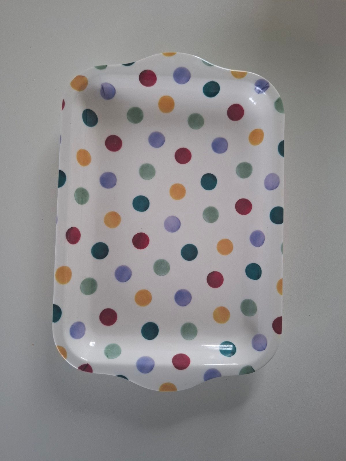 Emma Bridgewater Serveerblad Klein Kunststof Polkadot, Snij-/serveerplank, Ophalen of Verzenden, Nieuw