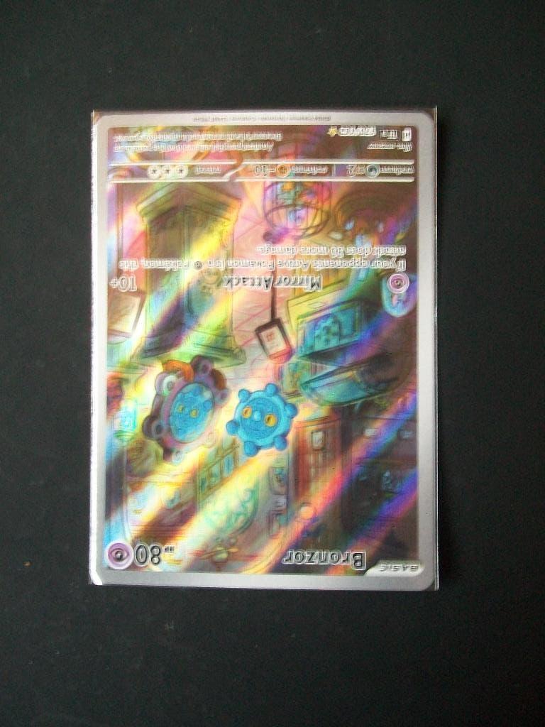 2220: Nieuwe Pokemonkaart Secret BRONZOR HP 80 (170/162), Verzenden, Nieuw, Losse kaart, Foil