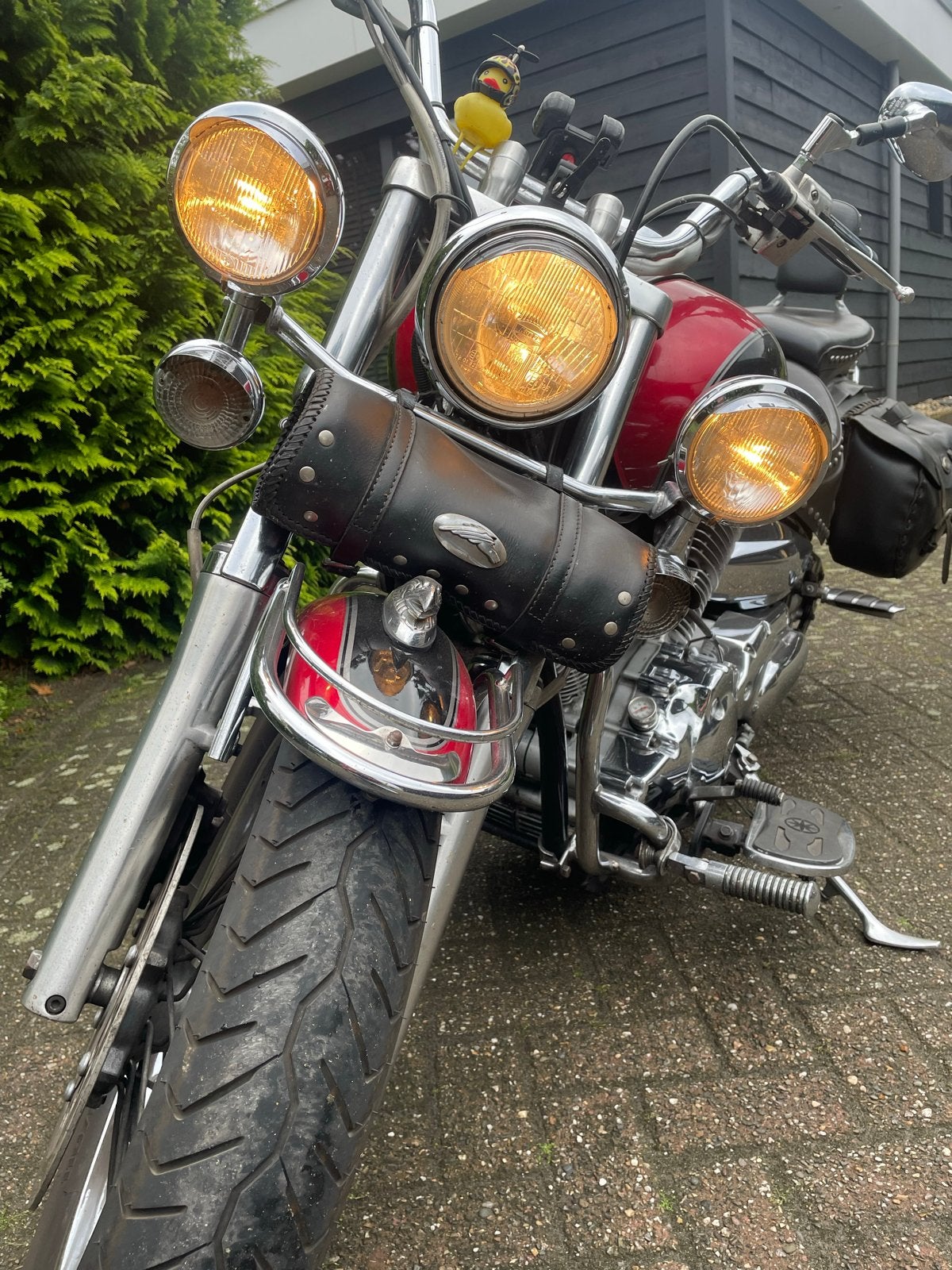 Yamaha Dragstar 1100 custom, Cardan-aandrijving, 2 cilinders, Gebruikt, Particulier