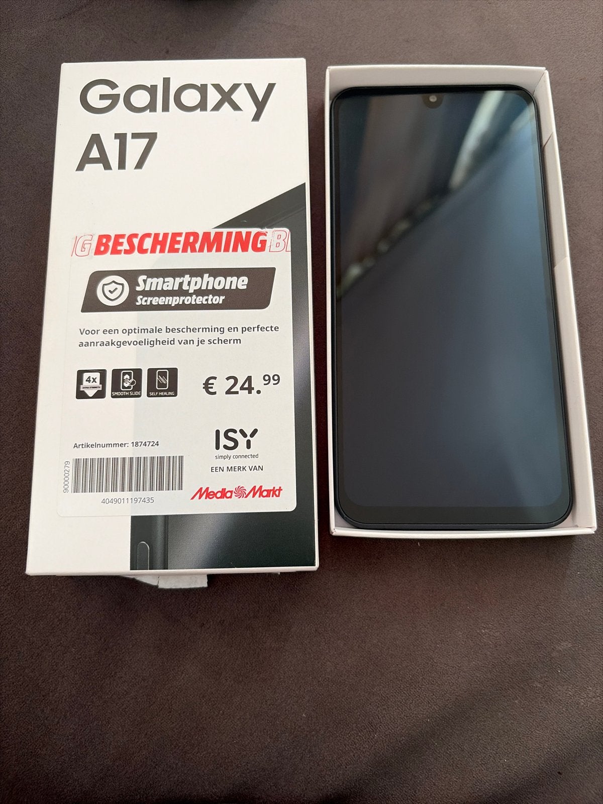Smartphone Screenprotector voor Samsung Galaxy A17, Ophalen of Verzenden, Nieuw, Overige typen, Samsung