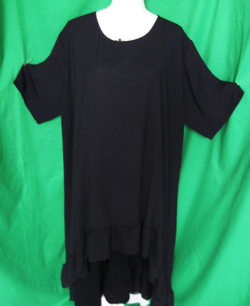 g1  LEUKE BLOUSE/TUNIEK van MADE in ITALY Maat:3XL+, Ophalen of Verzenden, Zo goed als nieuw, Zwart, Blouse of Tuniek