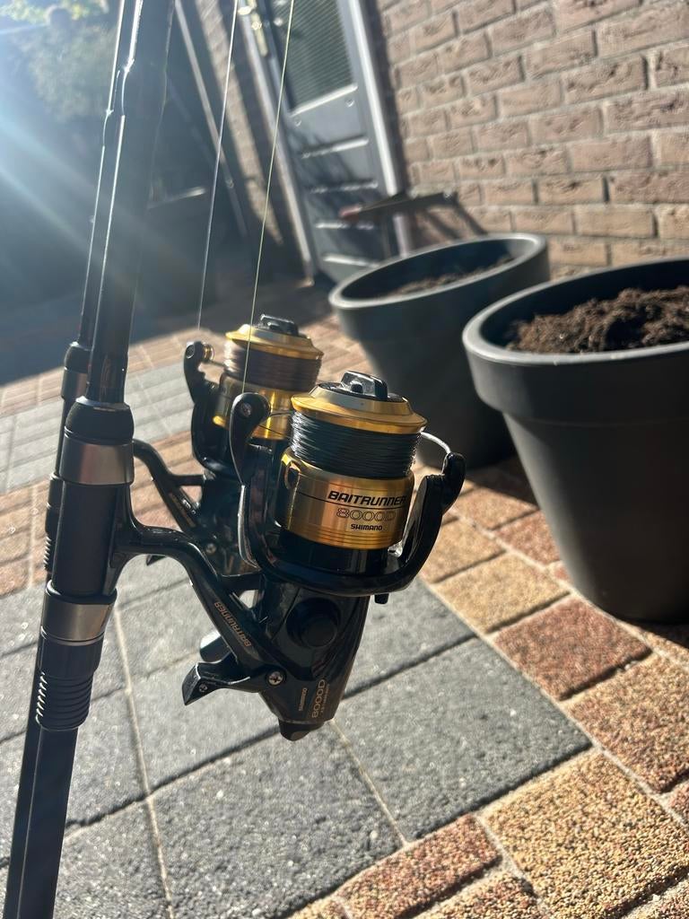 Shimano Baitrunner 8000D, Watersport en Boten, Ophalen of Verzenden, Zo goed als nieuw, Molen