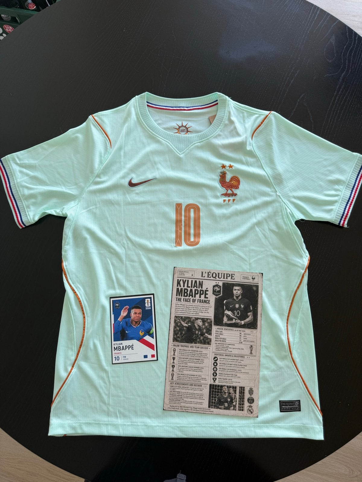 Frankrijk WK2026 Uitshirt Mbappé #10, Maat L, Verzenden, Nieuw, Shirt