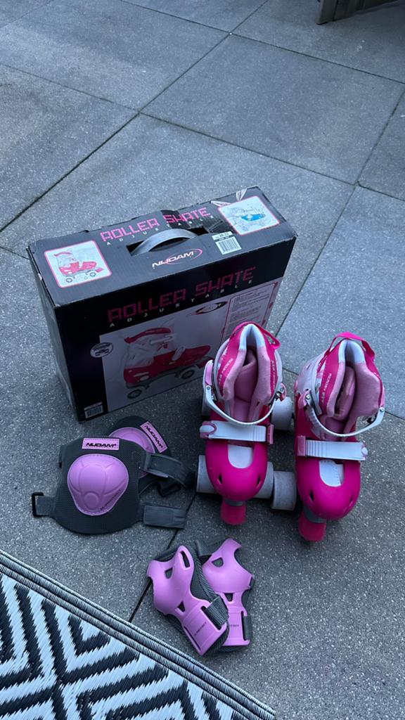 Nijdam Roller Skate kinder Rolschaats, Verstelbaar, Kinderen, Ophalen of Verzenden, Zo goed als nieuw