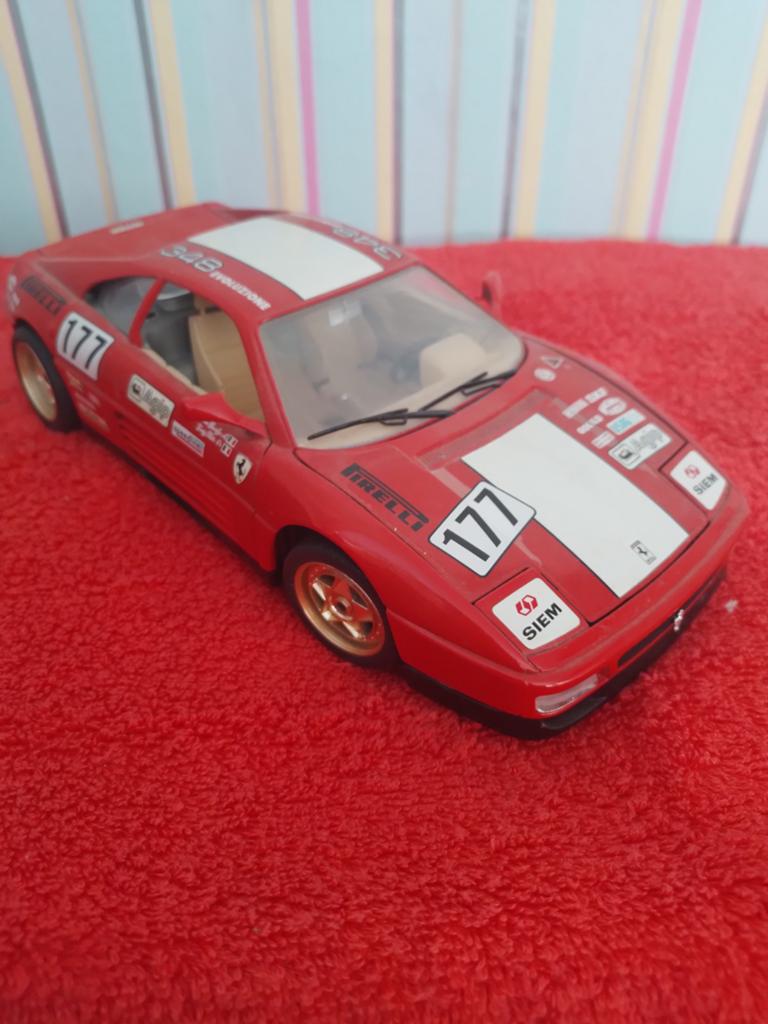 Ferrari 348 evoluzione, Hobby en Vrije tijd, Modelauto's | 1:18, Ophalen of Verzenden, Bburago