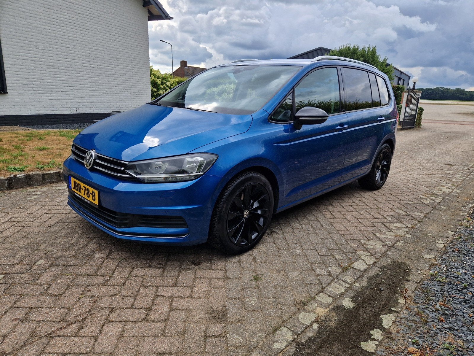 Volkswagen Touran 2.0 TDI SCR 150pk BMT 7pl 2020 Blauw, Auto's, Volkswagen, Stof, 4 cilinders, Blauw, 7 stoelen