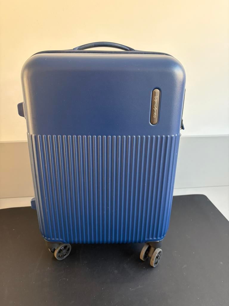 Samsonite trolley, Wieltjes, 50 tot 60 cm, Hard kunststof, Ophalen of Verzenden