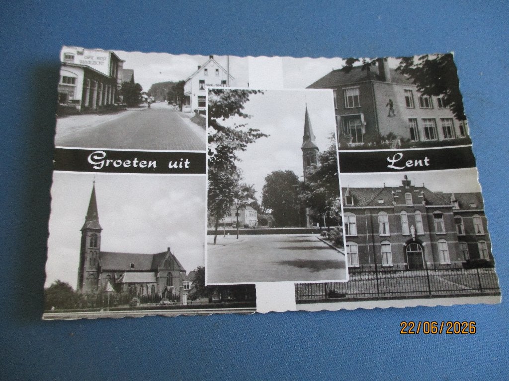 Lent (1966), Verzamelen, Ansichtkaarten | Nederland, Ophalen of Verzenden, Voor 1920, Gelopen