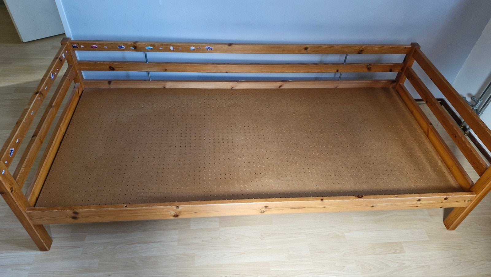 1 persoons Lundia bed 208cm x 97cm, Ophalen, Gebruikt, 90 cm, Eenpersoons