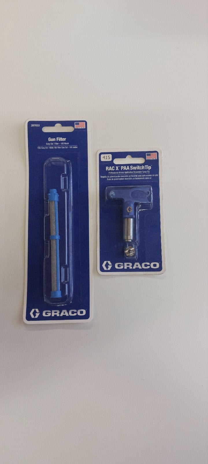 Graco Gun Filter en RAC X PAA SwitchTip, Doe-het-zelf en Verbouw, Schildersmaterialen, Ophalen of Verzenden