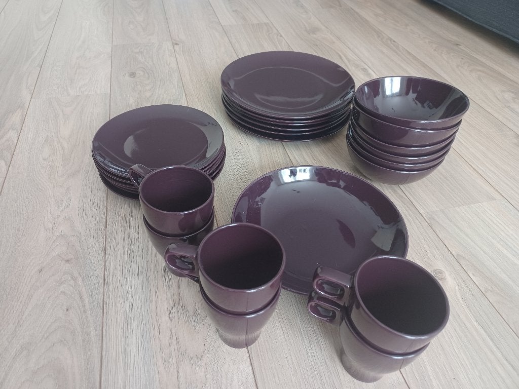 25 pieces service, Huis en Inrichting, Keuken | Servies, Ophalen, Zo goed als nieuw, Overige stijlen, Porselein