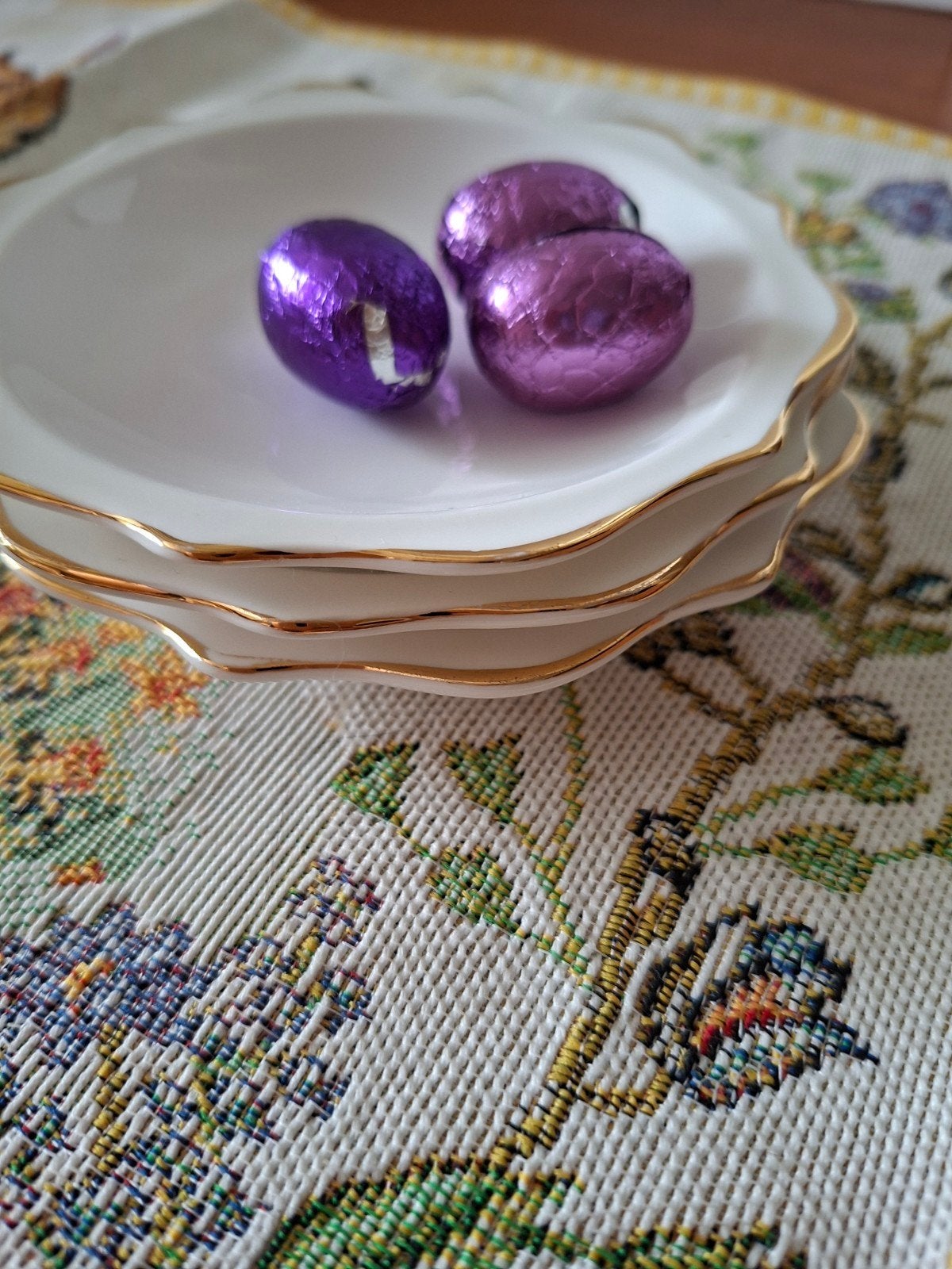Royal Albert Val D'or Petit fours (3), Ophalen of Verzenden