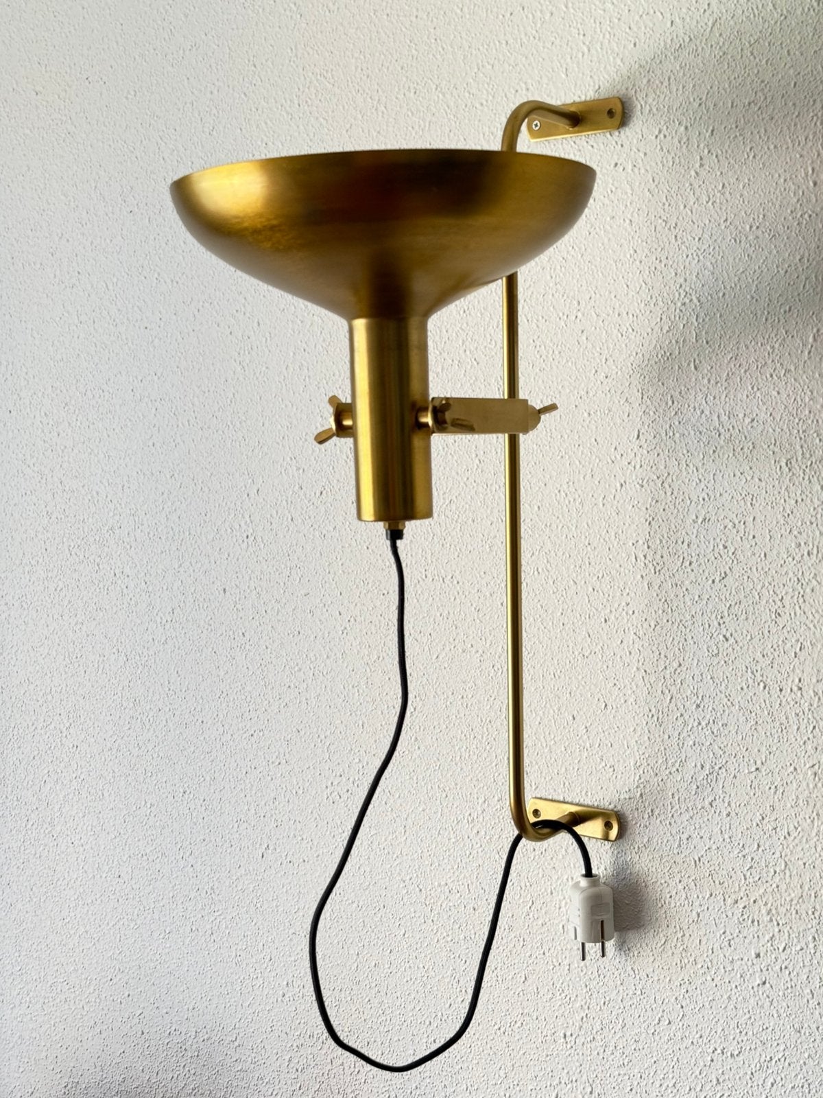 Wandlamp, goud look, Huis en Inrichting, Lampen | Wandlampen, Ophalen, Gebruikt, E27 (groot), Goud