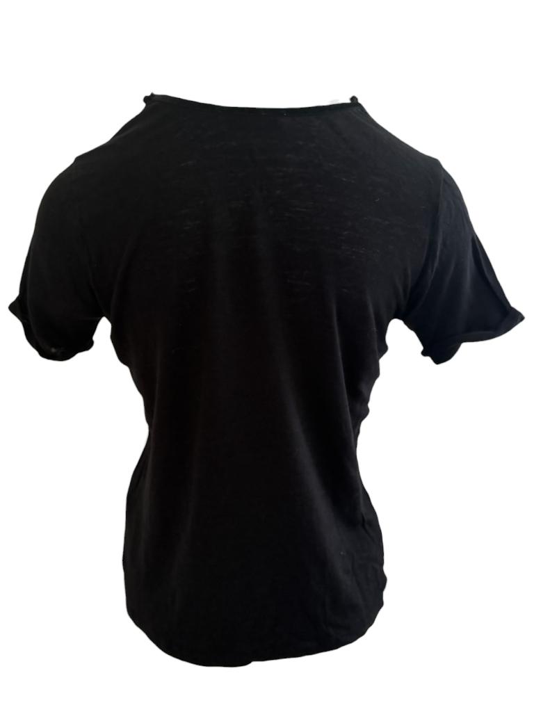 Sandro shirt S, Ophalen of Verzenden, Zo goed als nieuw, Korte mouw, Grijs