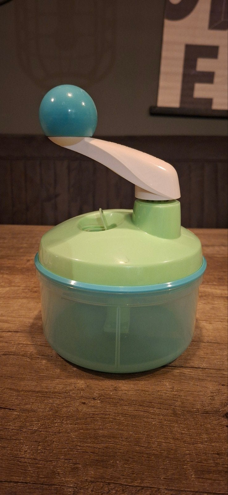 Tupperware quickchef, Huis en Inrichting, Keuken | Tupperware, Ophalen of Verzenden, Zo goed als nieuw, Groen, Overige typen