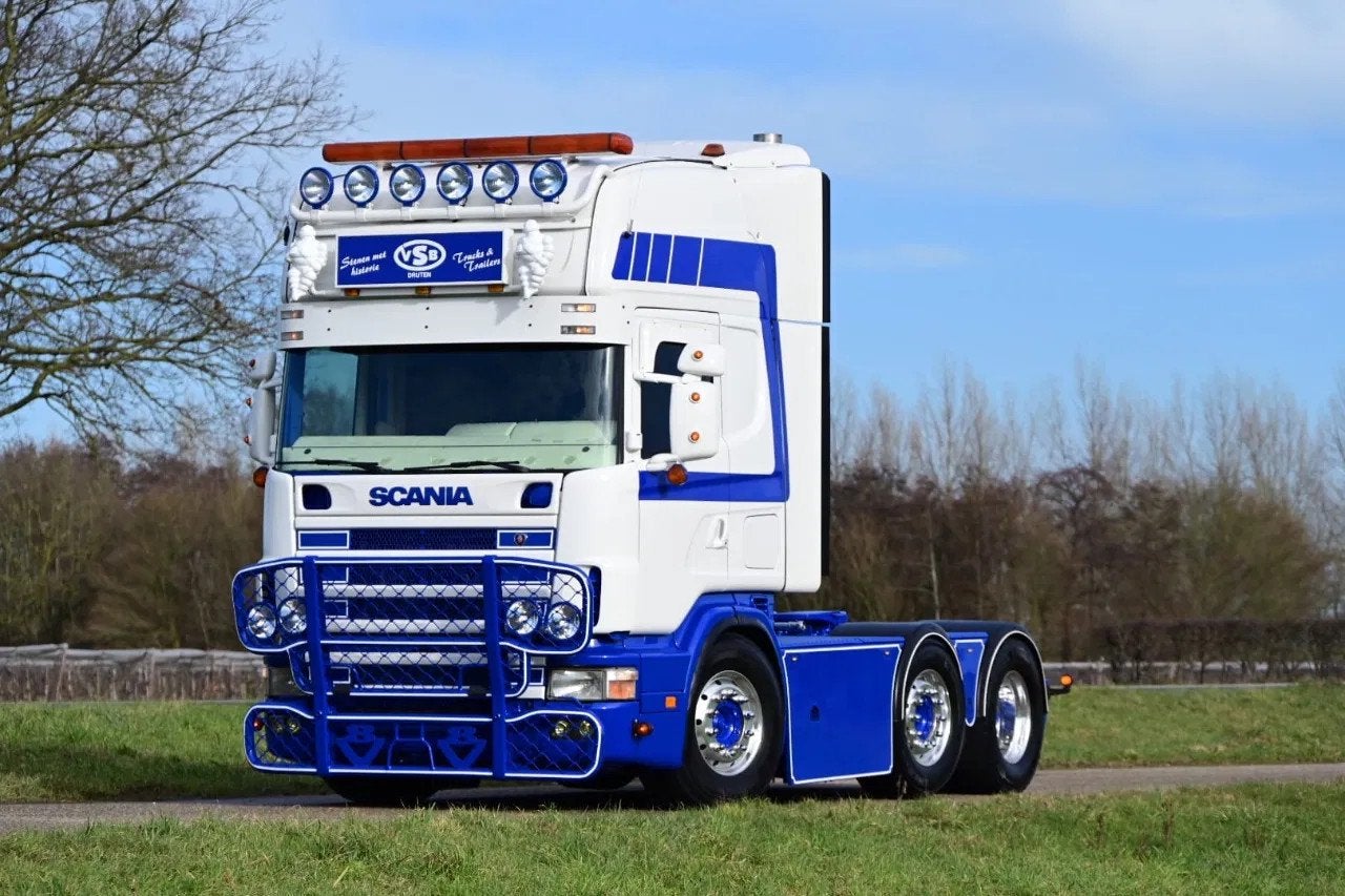 Scania R164-580 V8 164L 580 | Full air | PTO | manual | Show, Lichtmetalen velgen, Scania, 580 pk, Te koop
