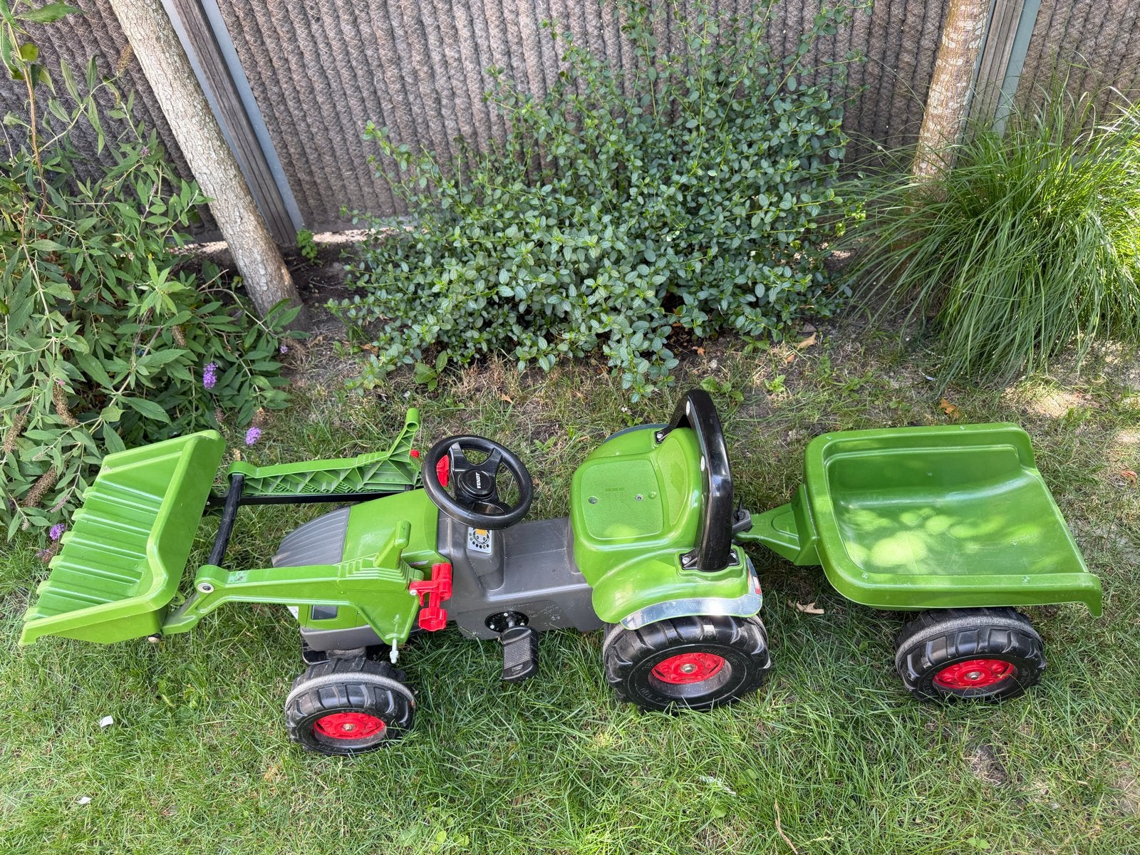 Stoere Fendt traptrekker met voorlader en aanhanger, Kinderen en Baby's, Speelgoed | Buiten | Voertuigen en Loopfietsen, Ophalen