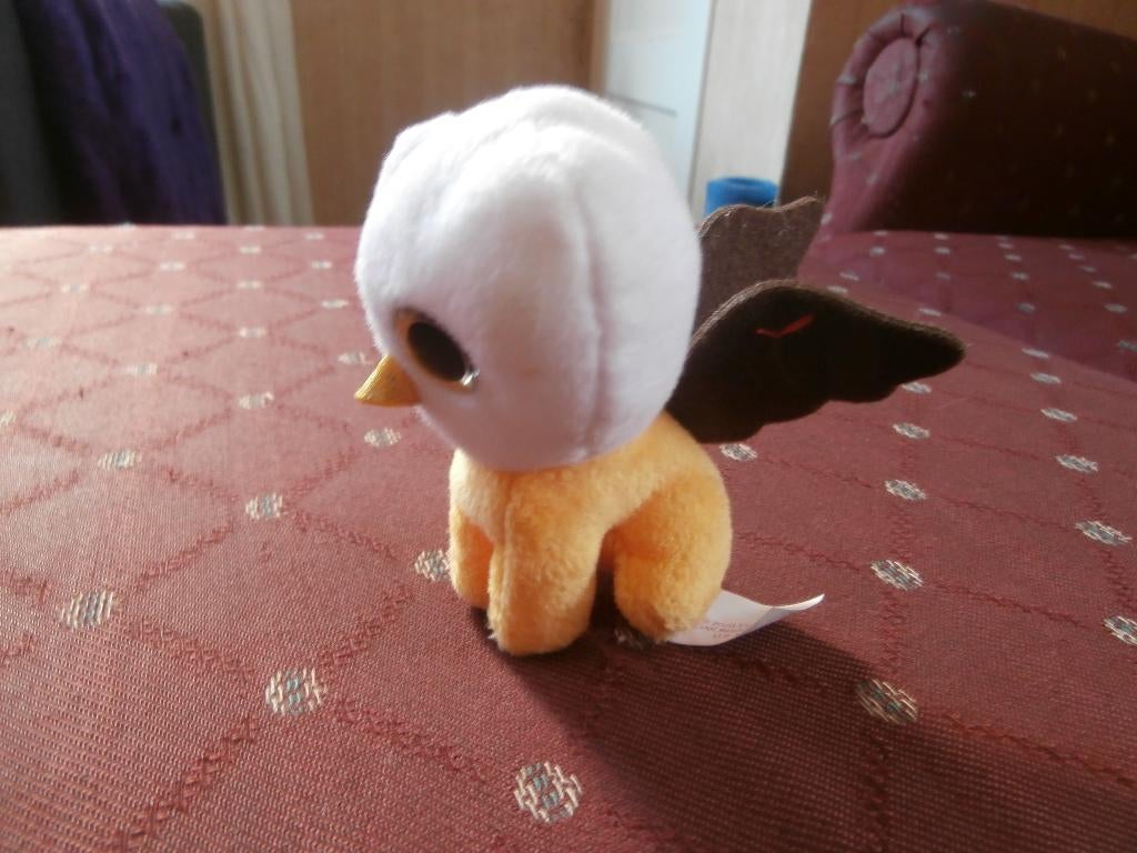 Knuffel uil of vleermuis merk TY poppetje figuurtje mini pop, Overige typen, Ophalen of Verzenden, Zo goed als nieuw, Klein (minder dan 20 cm)