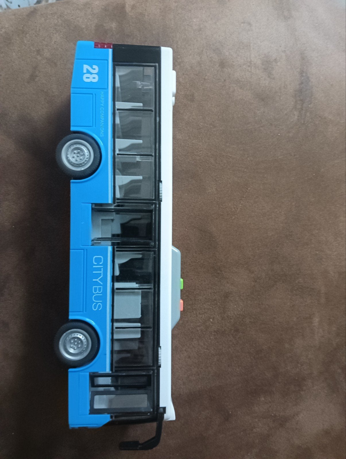 city bus, Hobby en Vrije tijd, Modelauto's | 1:50, Ophalen of Verzenden, Bus of Vrachtwagen, Lion Toys