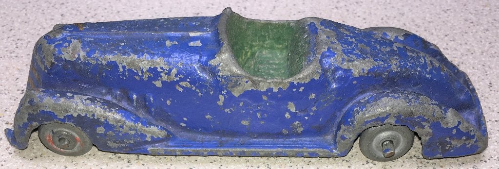 Antiek Dinky Toy? speelgoed auto jaren 1920 Blauw, Ophalen