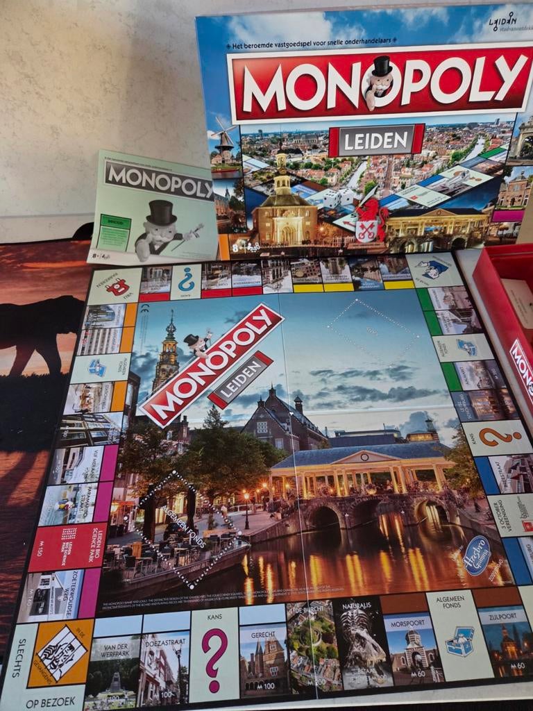 Monopoly - Leiden, Ophalen of Verzenden, Zo goed als nieuw