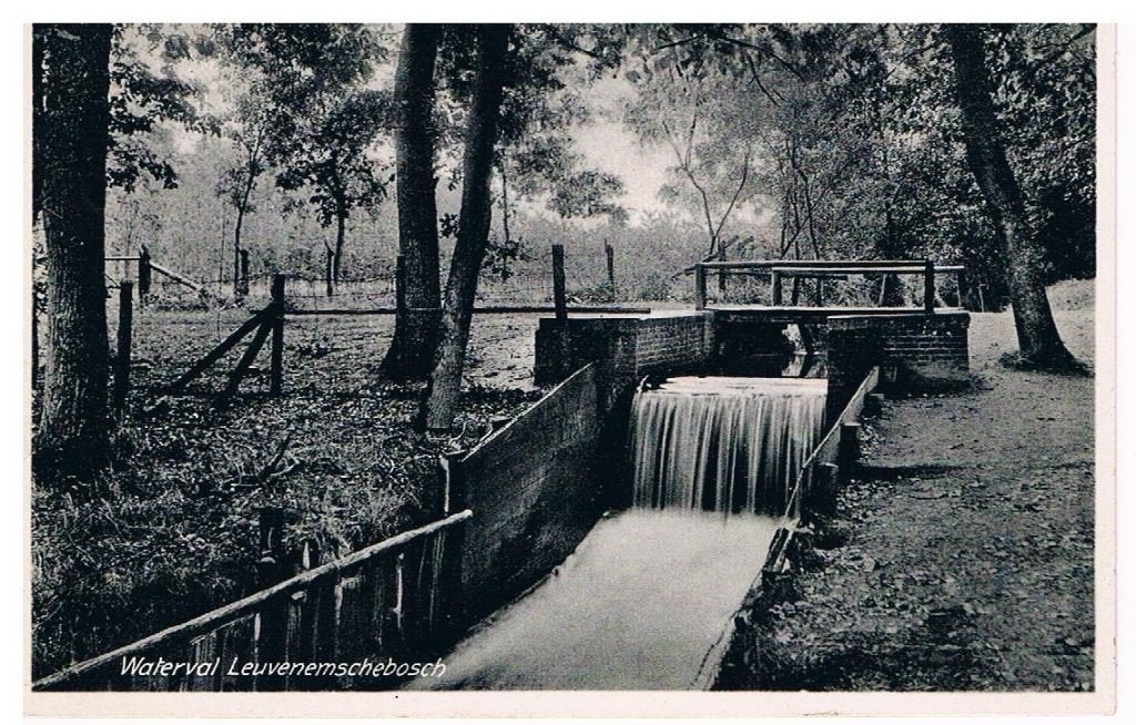 Leuvenum. Ermelo. Waterval Leuvenumschebosch, Ophalen of Verzenden, 1920 tot 1940, Gelopen, Gelderland