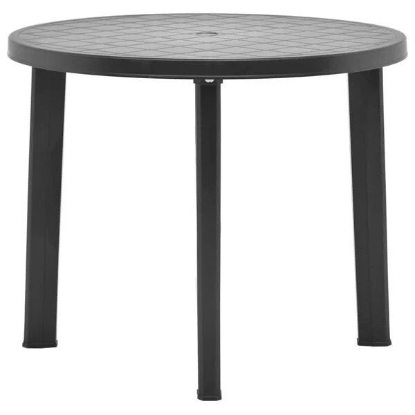 Tuintafel 89 cm kunststof antraciet nieuw in doos, Tuin en Terras, Ophalen, Kunststof, ., Nieuw