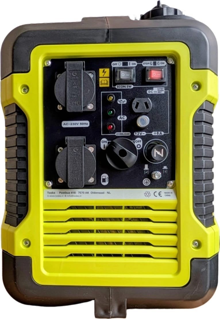 Twente-Heft 2000W Inverter Generator - Nieuw, Benzine, Geluidgedempt, Nieuw, Ophalen of Verzenden