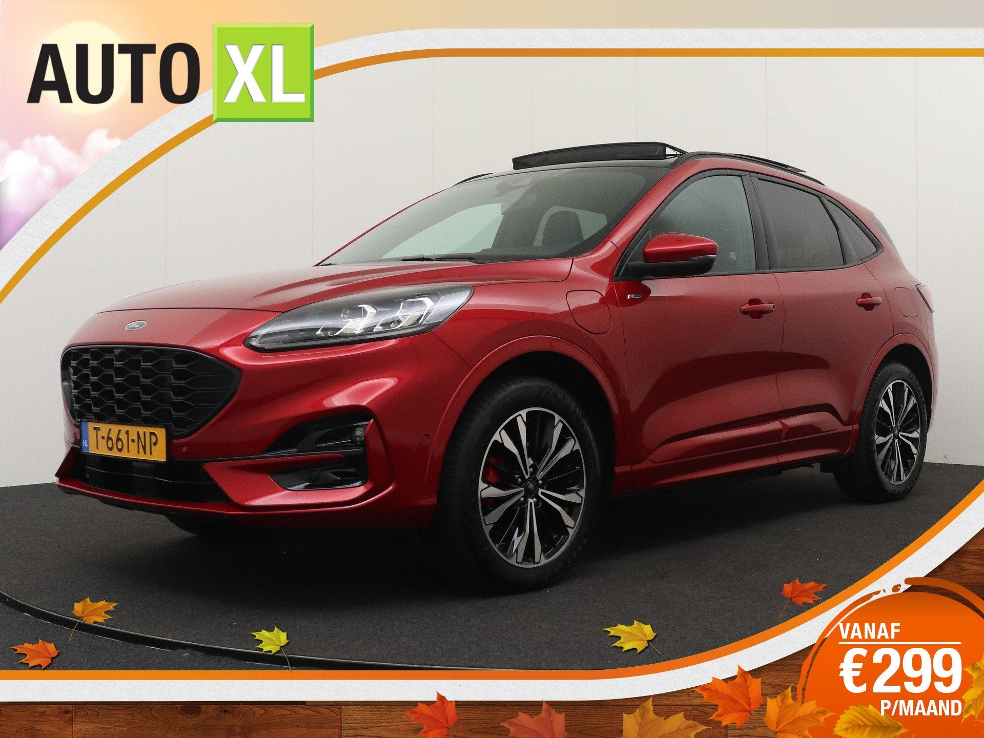 Ford Kuga 2.5 PHEV ST-Line X Pano-dak Bang&Olufsen Dodehoek, Auto's, Dealer onderhouden, Gebruikt, 4 cilinders, Origineel Nederlands