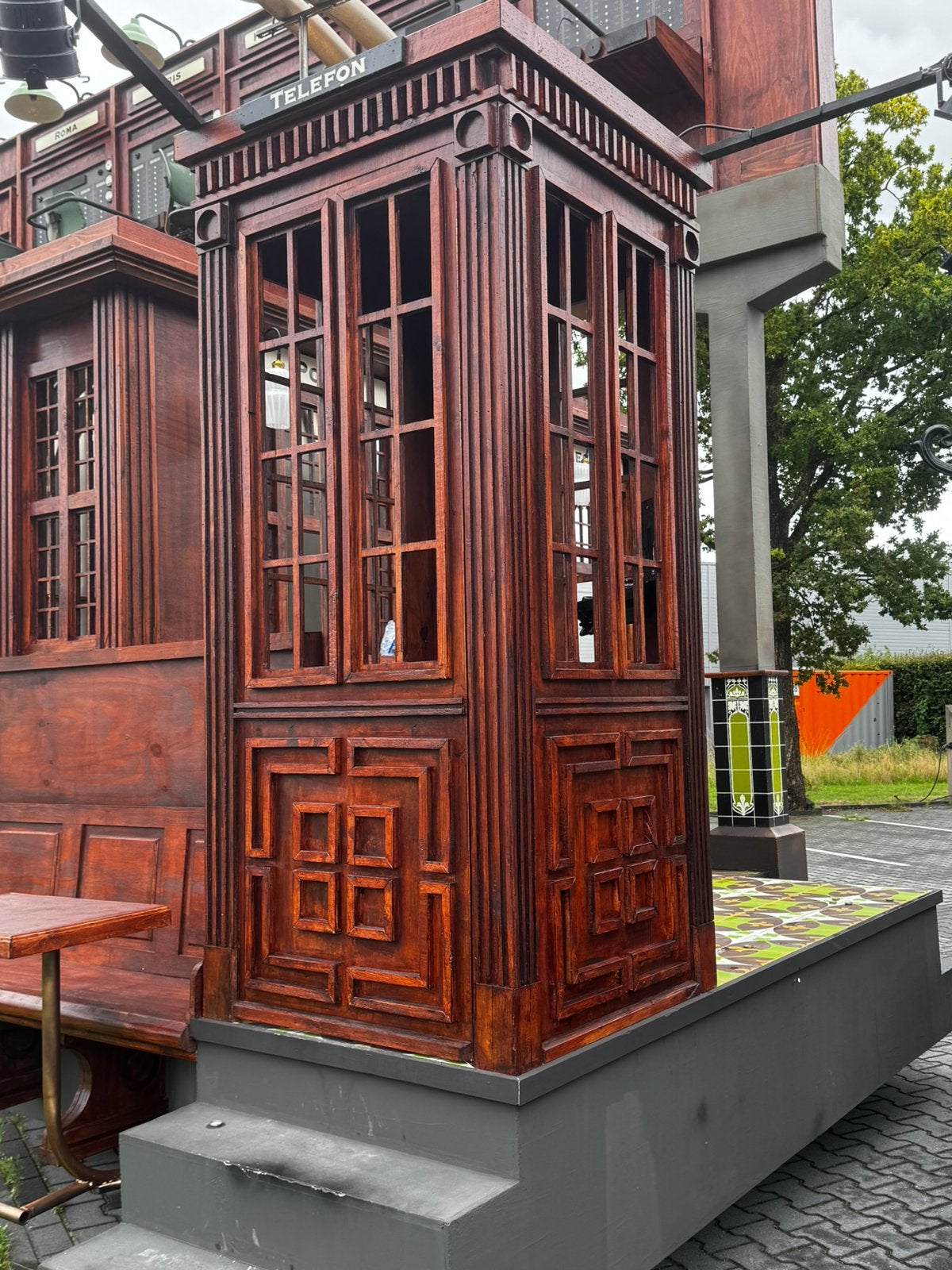 Telefooncel jaren 30/40 te koop, Ophalen, Zo goed als nieuw