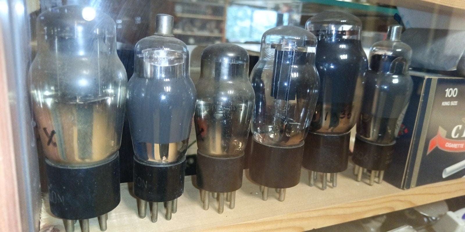 Vintage Radiobuizen Collectie - Philips Miniwatt AL4, Ophalen of Verzenden