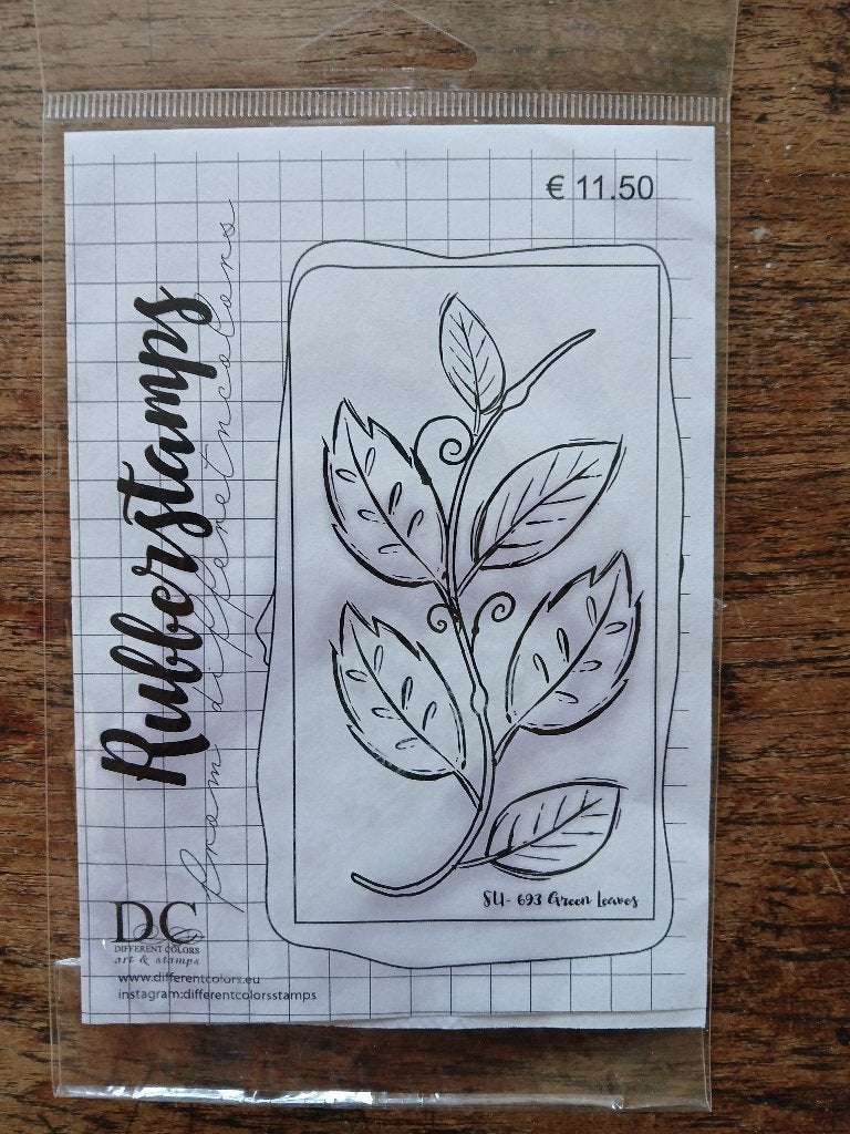 Ludiec stempel: Green leaves, Verzenden, Zo goed als nieuw, Unmounted stempel